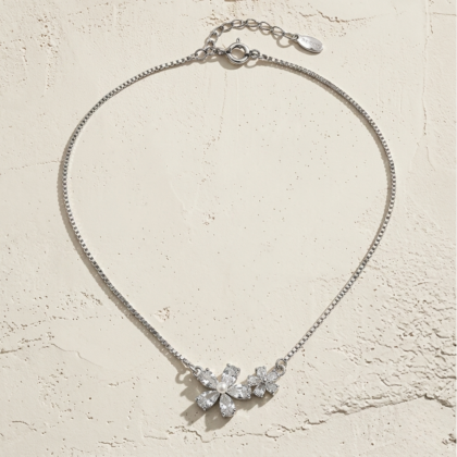Sterling Classic Petal & Pearl Harmony
