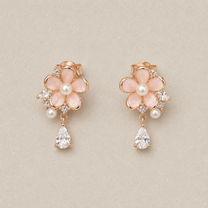 Petal Essence Drop Earrings