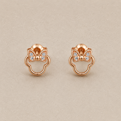 Minnie Bow Sparkle Studs