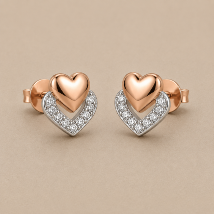 Luminous Heart Nest Studs